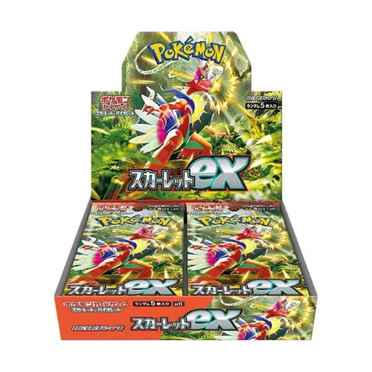 Pokemon Scarlet ex Booster Display Japanisch