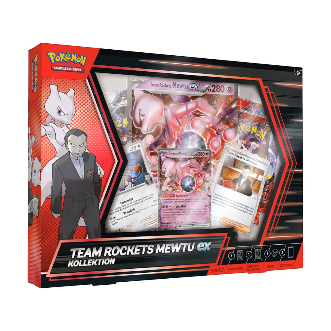 Pokemon Team Rockets Mewtu-ex Kollektion Deutsch