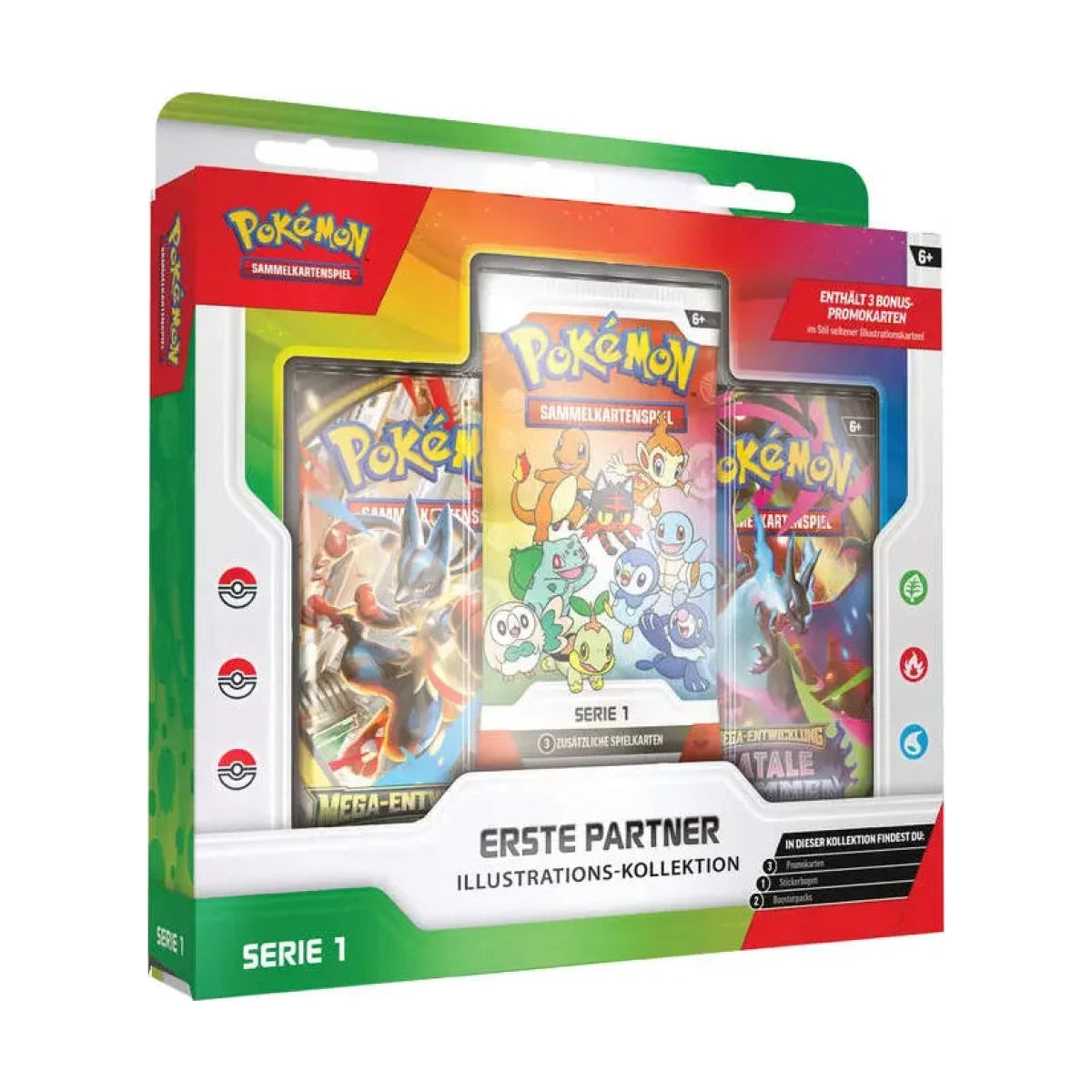Pokemon Erste Partner Illustrations Kollektion