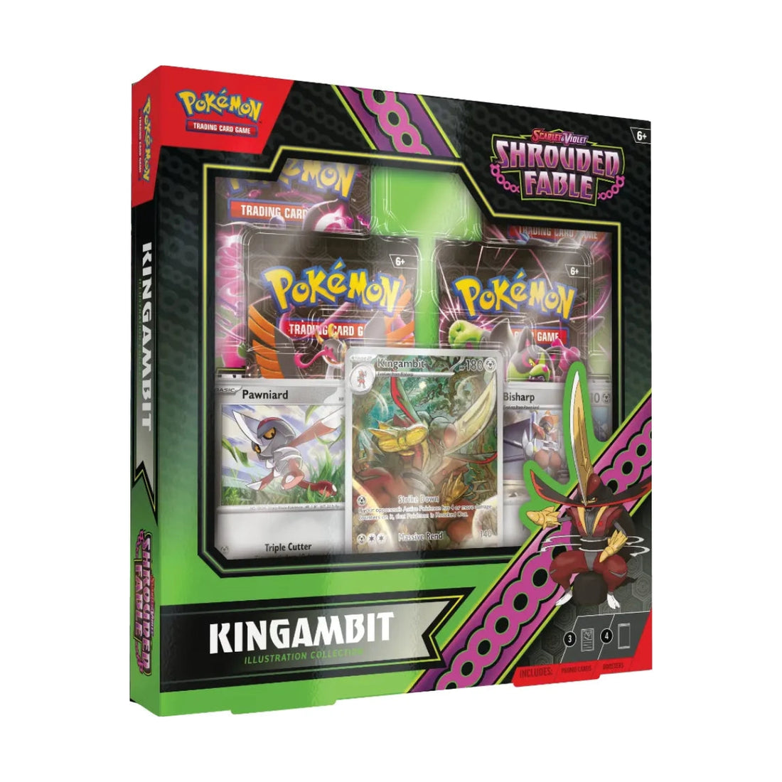 Pokemon Shrouded Fable Kingambit Illustration Collection Englisch