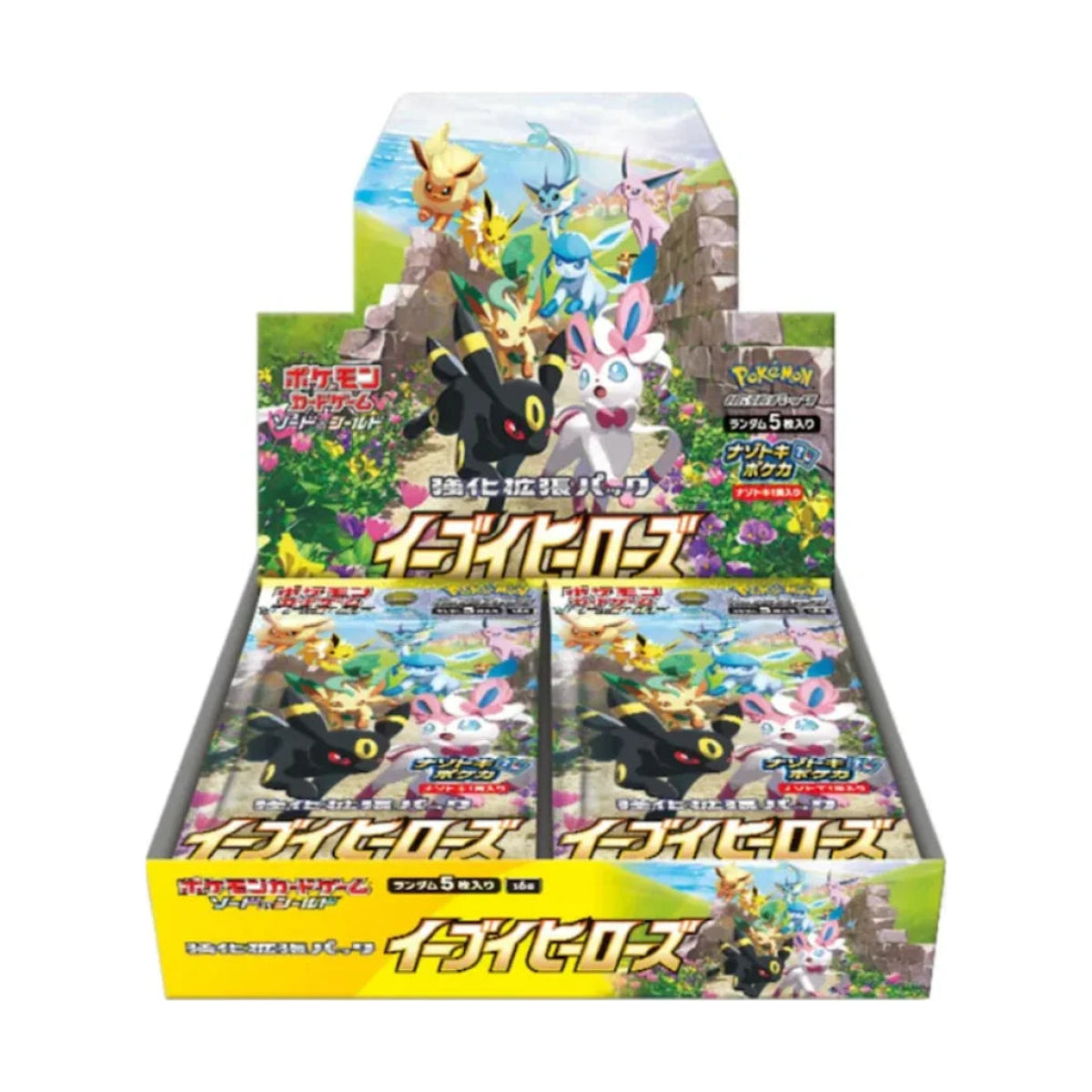 Pokemon Eevee Heroes Display Japanisch