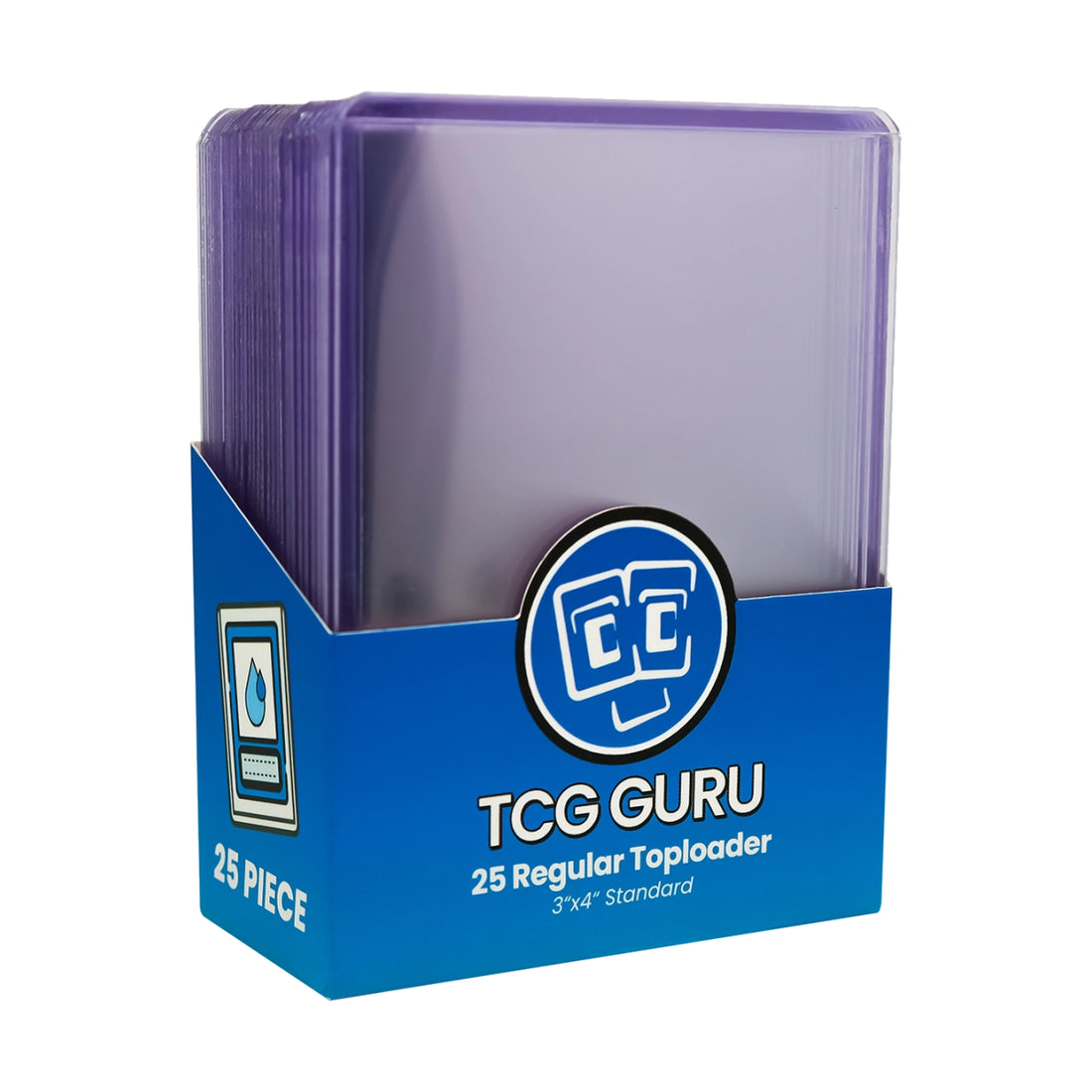 TCG GURU 3x4 Regular Toploader 25 Stück