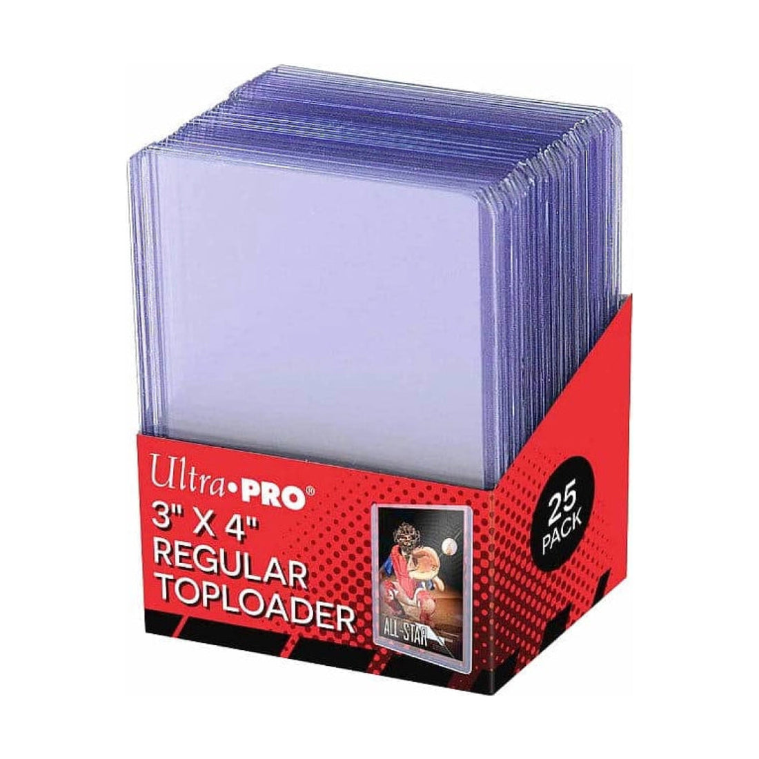 Ultra Pro 3x4 Regular Toploader 25 Stück