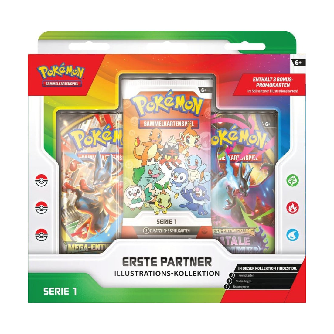 Pokemon Erste Partner Illustrations Kollektion