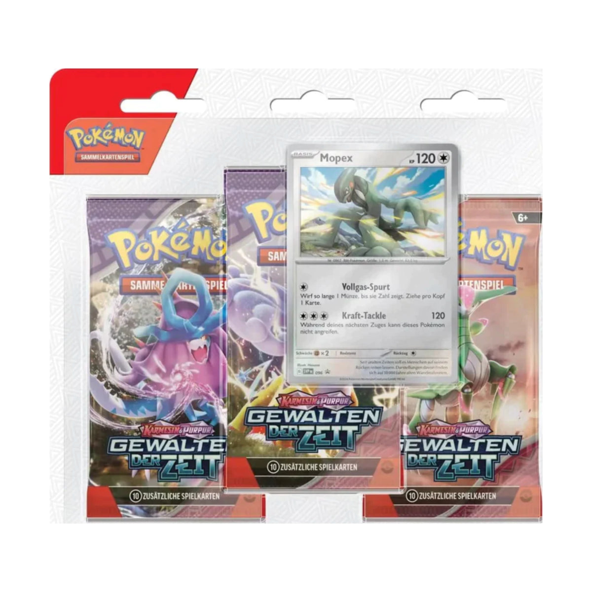 Pokemon 3er Blister Gewalten der Zeit Deutsch