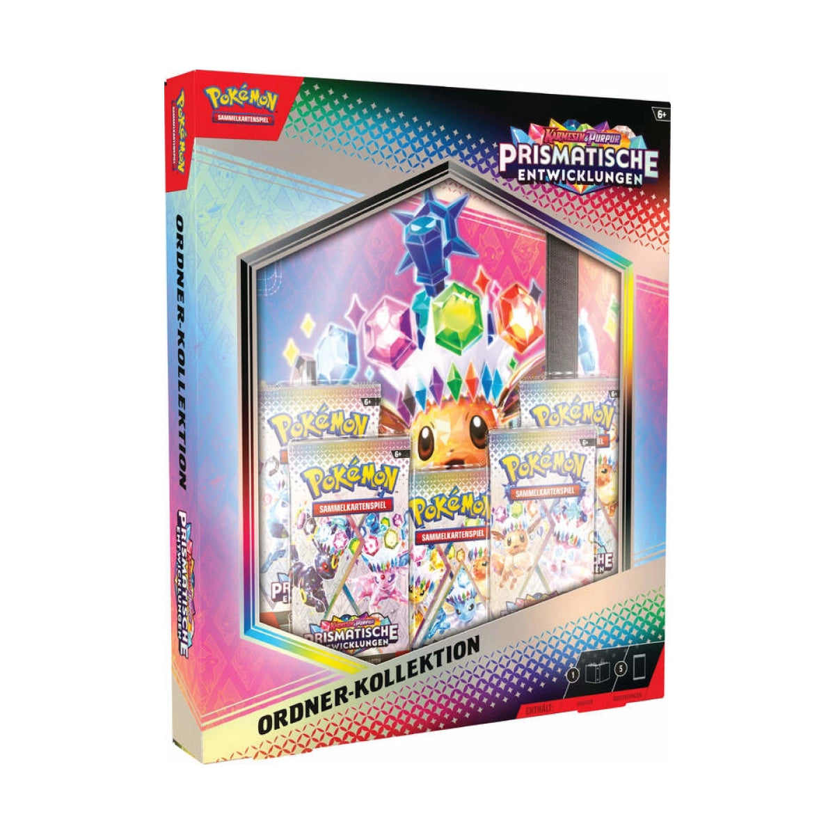 Pokemon Prismatische Entwicklungen Ordner Kollektion Deutsch