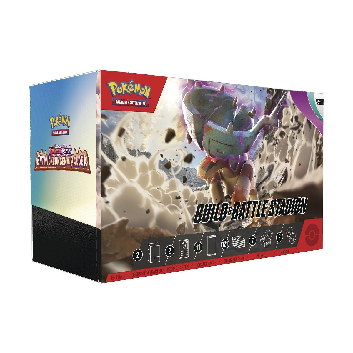 Pokemon Entwicklungen in Paldea Build &amp; Battle Stadium Box Deutsch
