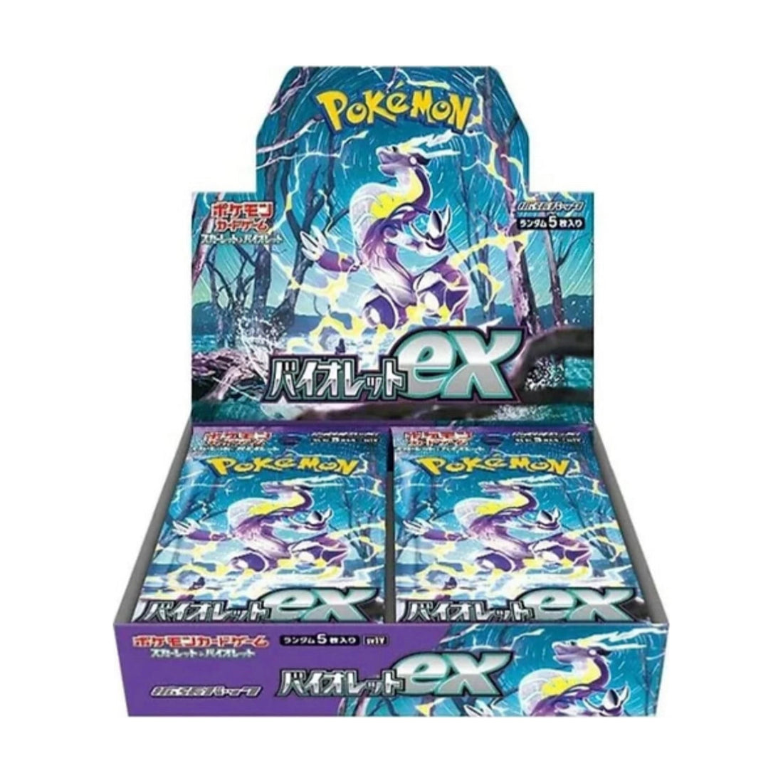 Pokemon Violet ex Booster Display Japanisch