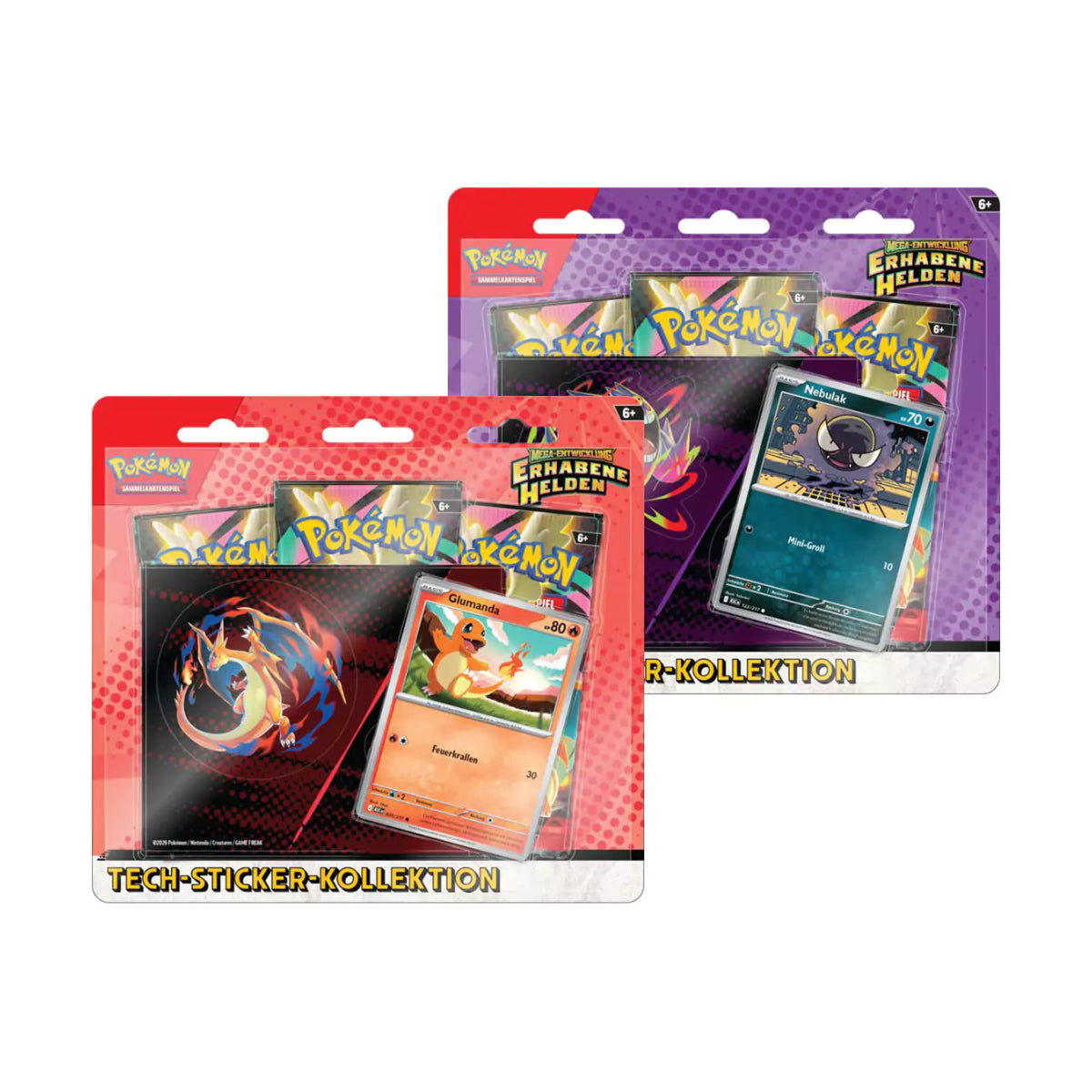 Pokemon Erhabene Helden Sticker Kollektion 3er Pack Deutsch