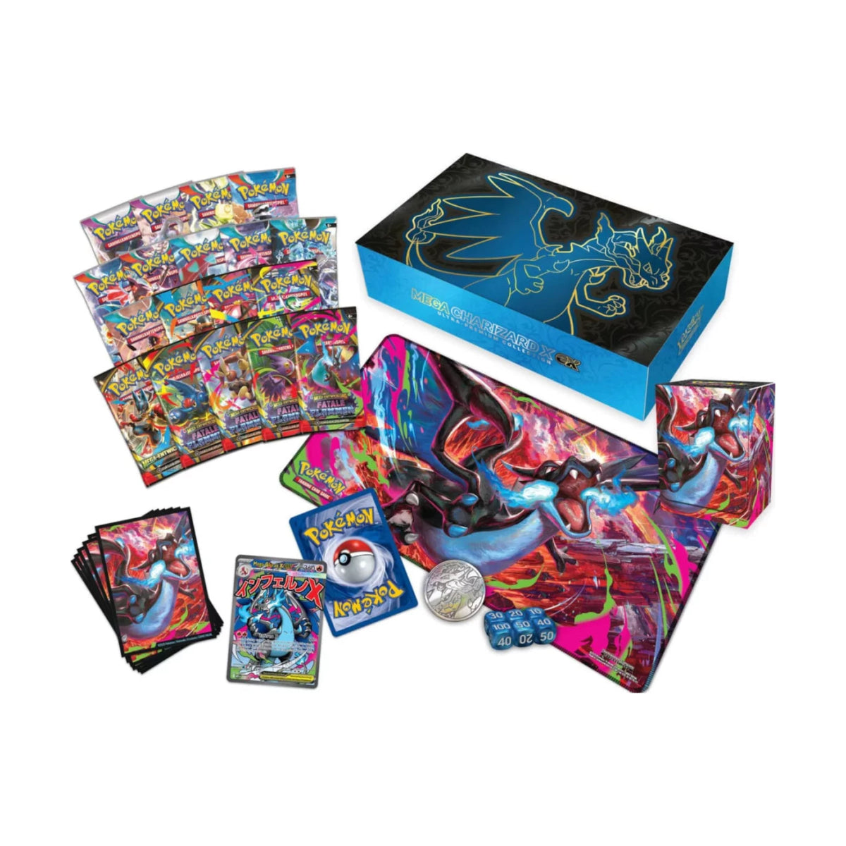 Pokemon Mega Glurak Ultra Premium Kollektion Deutsch