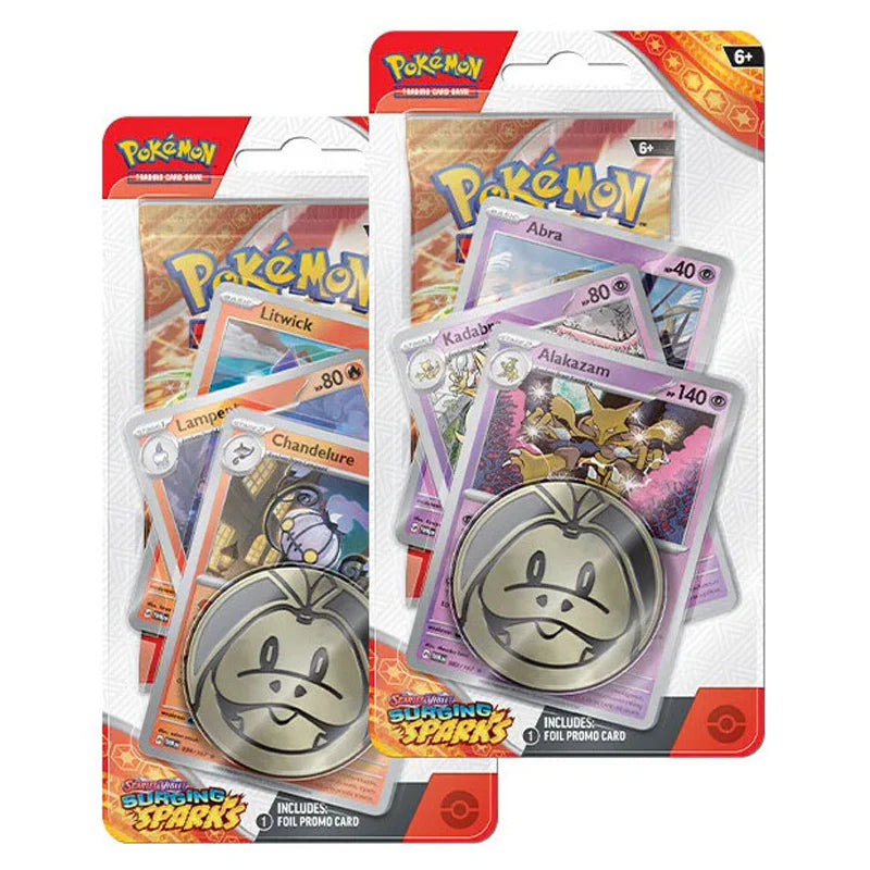 Pokemon Surging Sparks Premium Checklane Blister 2er Bundle Set