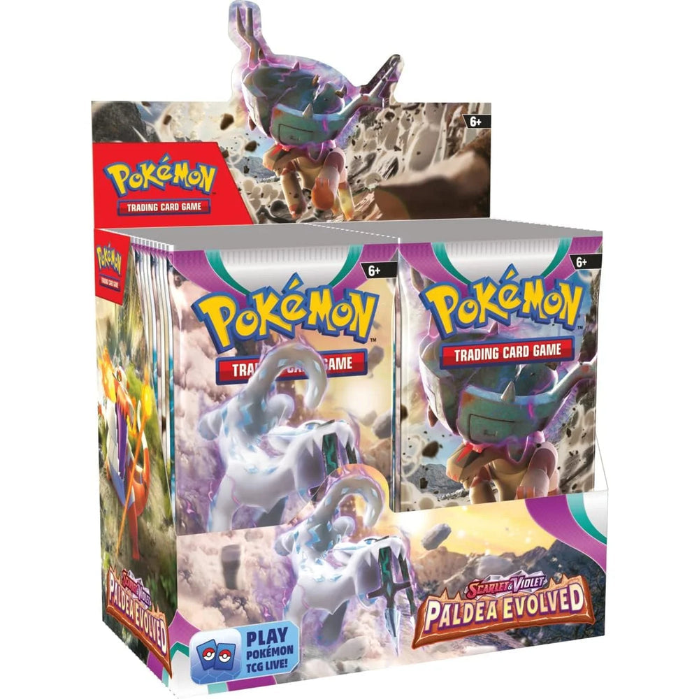Pokemon Scarlet &amp; Violet Paldea Evolved Display Englisch