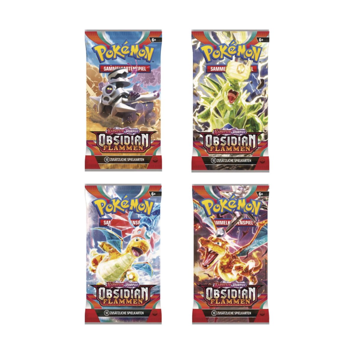 Pokemon Karmesin &amp; Purpur Obsidian Flammen Booster Deutsch