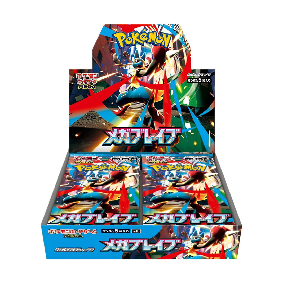 Pokemon Mega Brave Display Japanisch