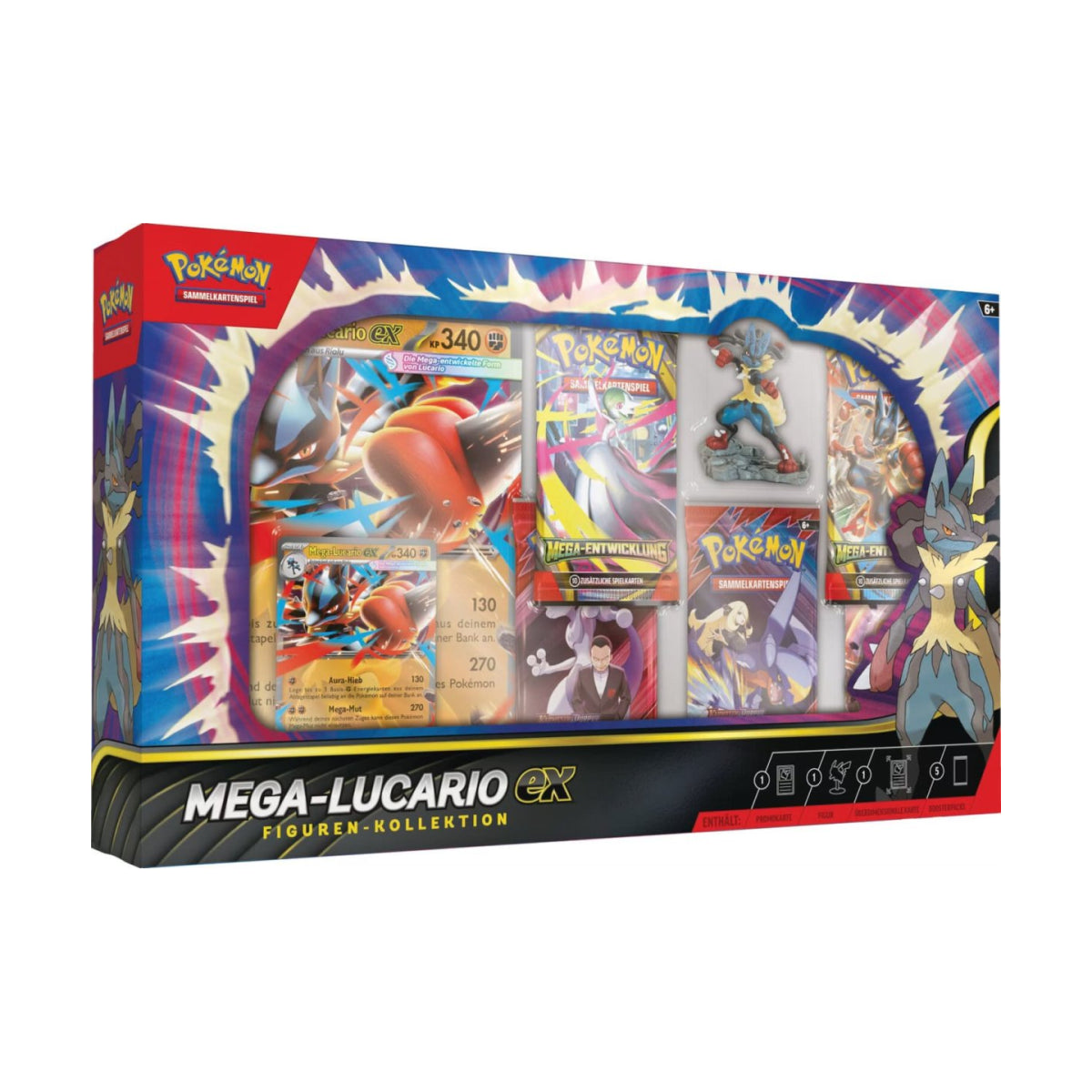 Pokemon Mega Lucario EX Figuren Kollektion Deutsch