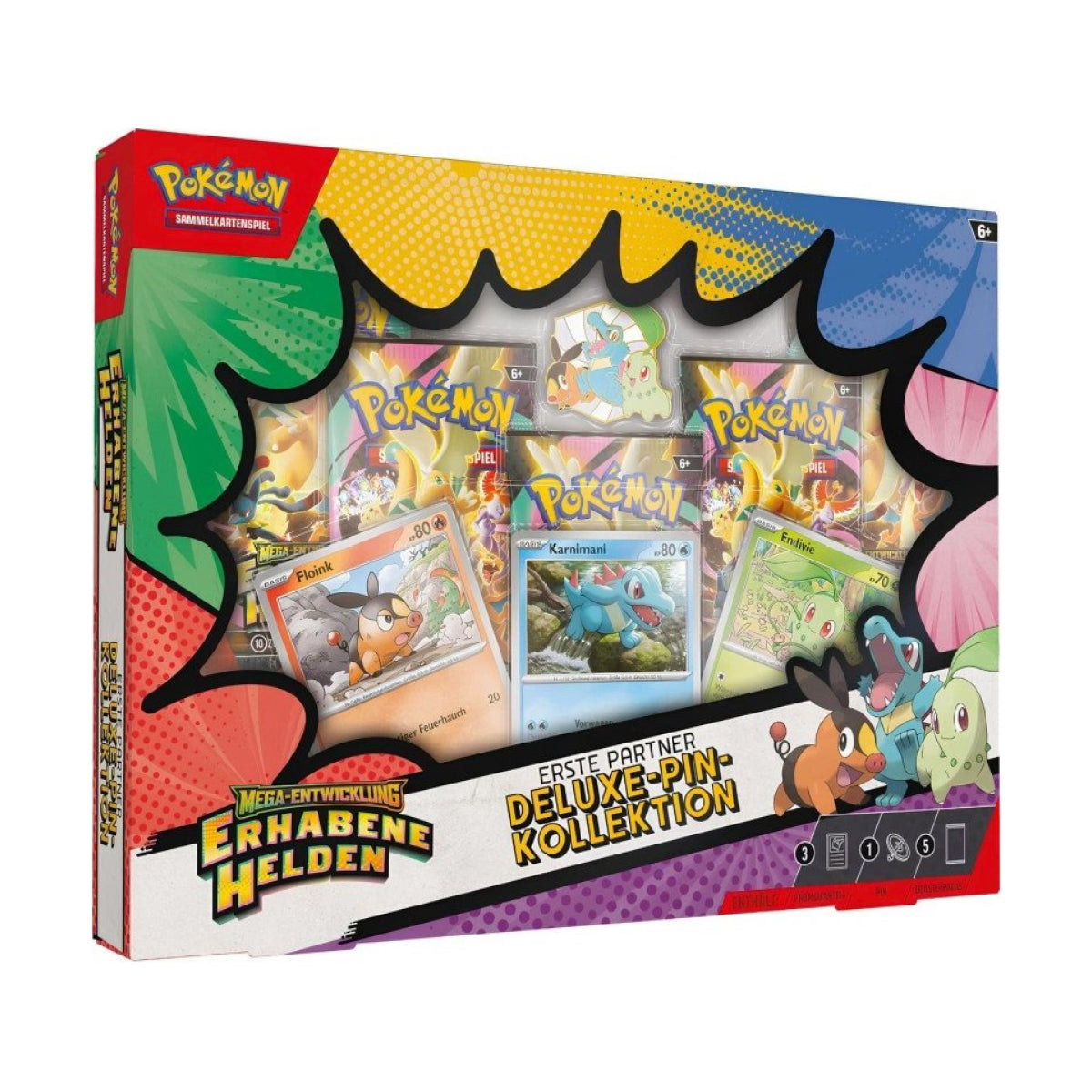 Pokemon Erste Partner Deluxe Pin Kollektion