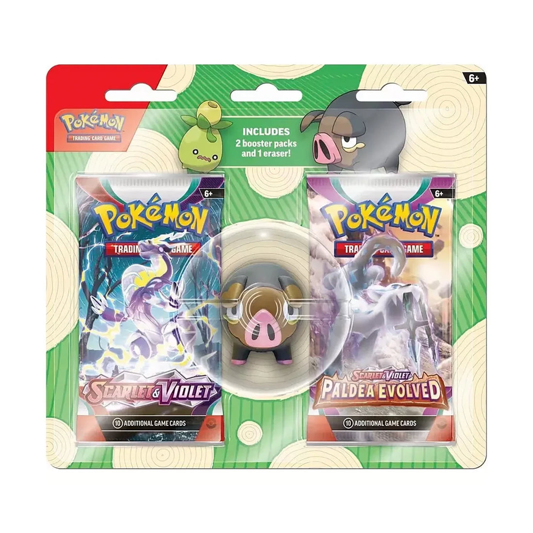 Pokemon Back to School Eraser Blister Englisch