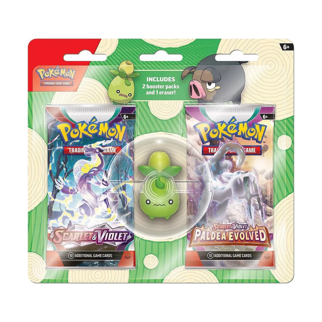 Pokemon Back to School Eraser Blister Englisch