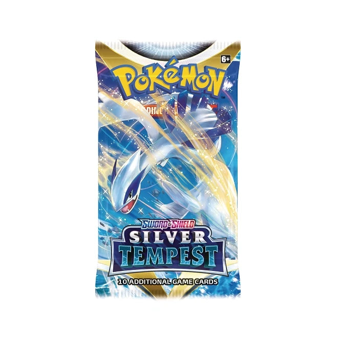 Pokemon Sword &amp; Shield Silver Tempest Booster Englisch